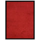 Vidaxl deurmat 40x60 cm rood