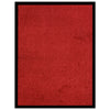 Vidaxl deurmat 60x80 cm rood