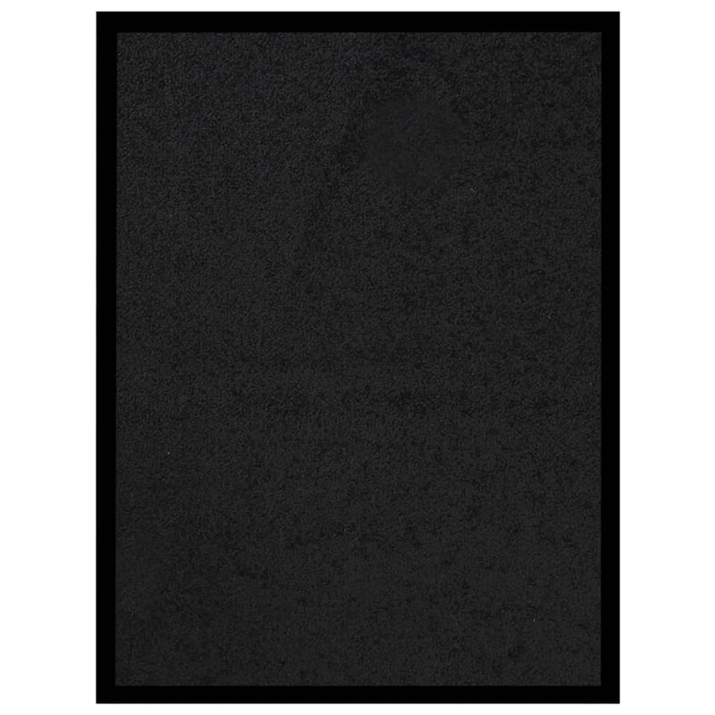 Vidaxl deurmat 40x60 cm zwart
