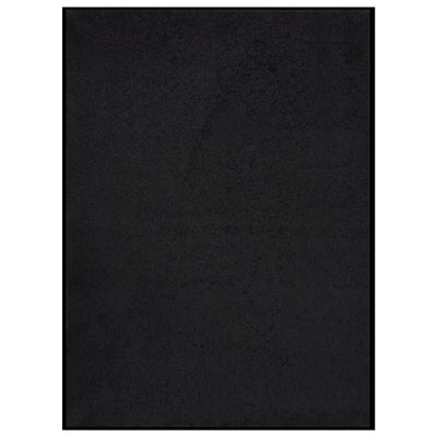 Vidaxl deurmat 60x80 cm zwart