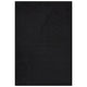 Vidaxl deurmat 80x120 cm zwart