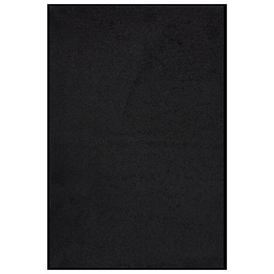 Vidaxl deurmat 80x120 cm zwart