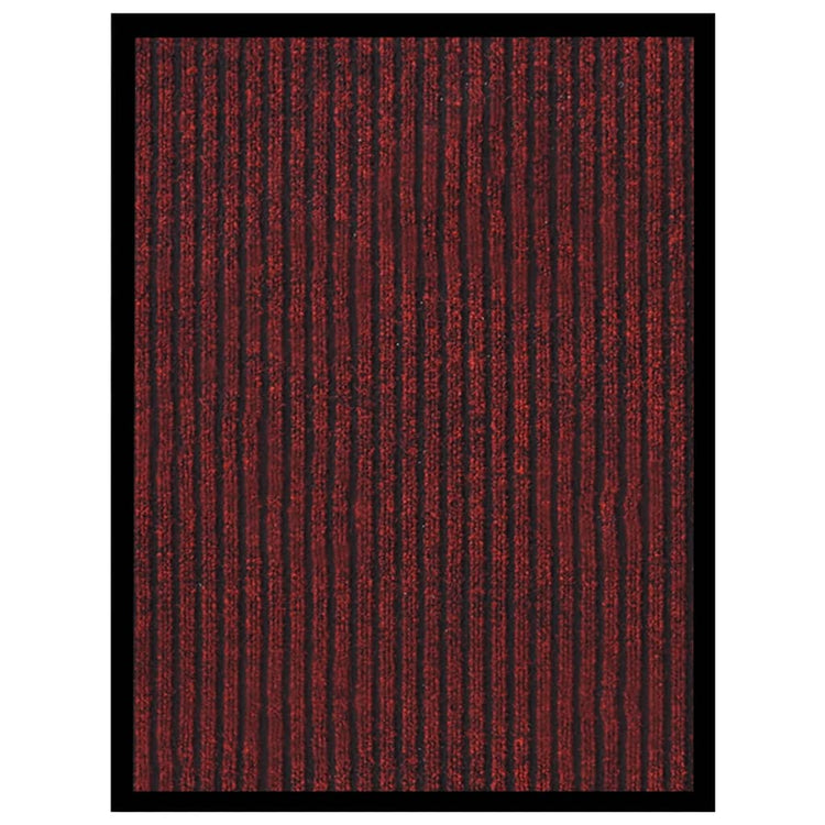 VidaXL Deurmat 40x60 cm gestreept rood