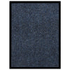 Vidaxl deurmat 60x80 cm gestreept blauw