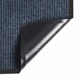 Vidaxl deurmat 60x80 cm gestreept blauw - afbeelding 3