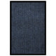 Vidaxl deurmat 80x120 cm gestreept blauw