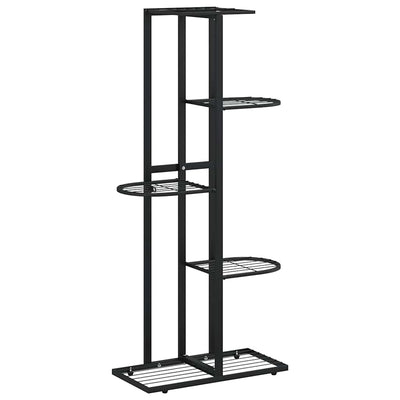 Vidaxl bloemenstandaard met 5 lagen 43x22x98 cm metaal zwart
