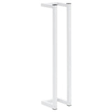 Vidaxl handdoekenrek 12,5x12,5x60 cm staal wit - afbeelding 2