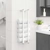 Vidaxl handdoekenrek 12,5x12,5x60 cm staal wit
