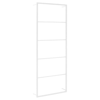 Vidaxl handdoekenrek wit 45x10x115 cm staal