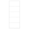 Vidaxl handdoekenrek wit 45x10x115 cm staal
