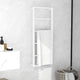 Vidaxl handdoekenrek wit 45x10x115 cm staal