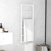 Vidaxl handdoekenrek wit 45x10x115 cm staal