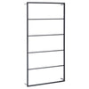 Vidaxl handdoekenrek 60x10x116 cm staal zwart