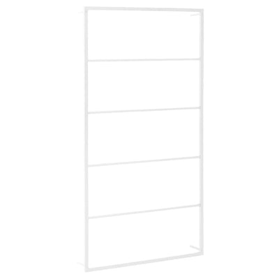 Vidaxl handdoekenrek wit 60x10x116 cm staal