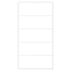 Vidaxl handdoekenrek wit 60x10x116 cm staal