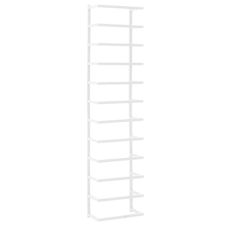 Vidaxl handdoekenrek 24x12x96 cm staal wit