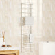 Vidaxl handdoekenrek 24x12x96 cm staal wit