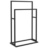 Vidaxl handdoekenrek vrijstaand 48x24x78,5 cm ijzer zwart - afbeelding 2