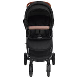 Vidaxl kinderwagen 2-in-1 staal antracietkleurig - afbeelding 3