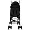 Vidaxl kinderbuggy staal antracietkleurig en zwart
