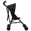 Vidaxl kinderbuggy staal antracietkleurig en zwart