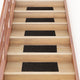 Vidaxl trapmatten zelfklevend 15 stuks 60x25 cm bruin rechthoekig