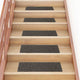 Vidaxl trapmatten zelfklevend 15 stuks 76x20 cm antraciet rechthoekig