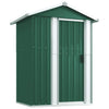 Vidaxl tuinschuur 126x97,5x177 cm gegalvaniseerd staal groen