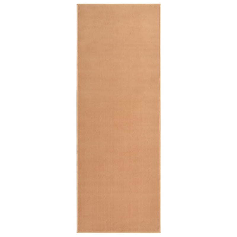 Vidaxl tapijtloper 100x250 cm bcf beige