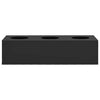 Vidaxl kantoorbloembak 90x40x23 cm staal antracietkleurig