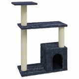 Vidaxl kattenmeubel met sisal krabpalen 70 cm donkergrijs - afbeelding 2