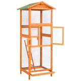 Vidaxl vogelkooi 68x62x166 cm massief vurenhout - afbeelding 2