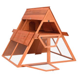 Vidaxl konijnenhok 152x127x109,5 cm massief vurenhout - afbeelding 2