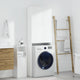 Vidaxl wasmachinekast 64x25,5x190 cm wit