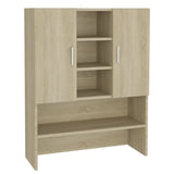 Vidaxl wasmachinekast 70,5x25,5x90 cm sonoma eikenkleurig - afbeelding 2