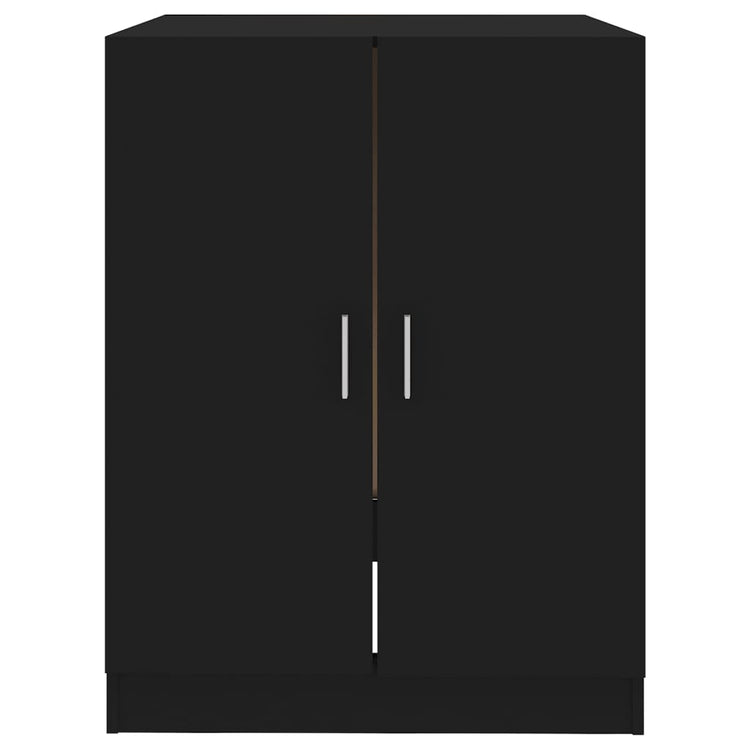 VidaXL Wasmachinekast 71x71,5x91,5 cm zwart