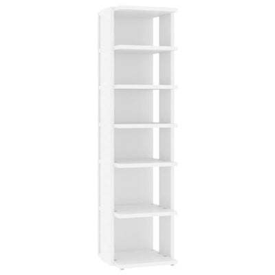 Vidaxl schoenenkast 27,5x27x102 cm bewerkt hout wit