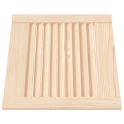 Vidaxl kastdeuren met lamellen 4 st 39,5x39,4 cm massief grenenhout - afbeelding 3