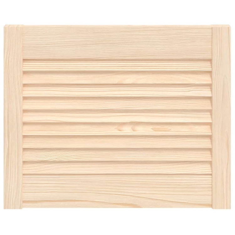 Vidaxl kastdeur met lamellen 39,5x49,4 cm massief grenenhout
