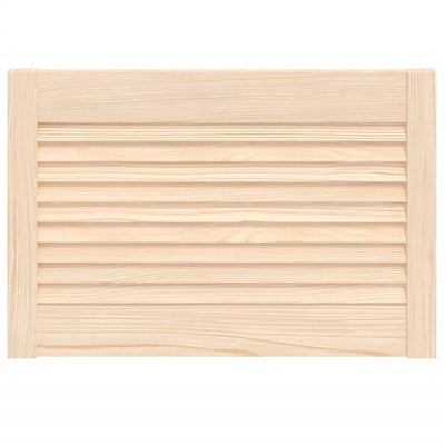 Vidaxl kastdeur met lamellen 39,5x59,4 cm massief grenenhout