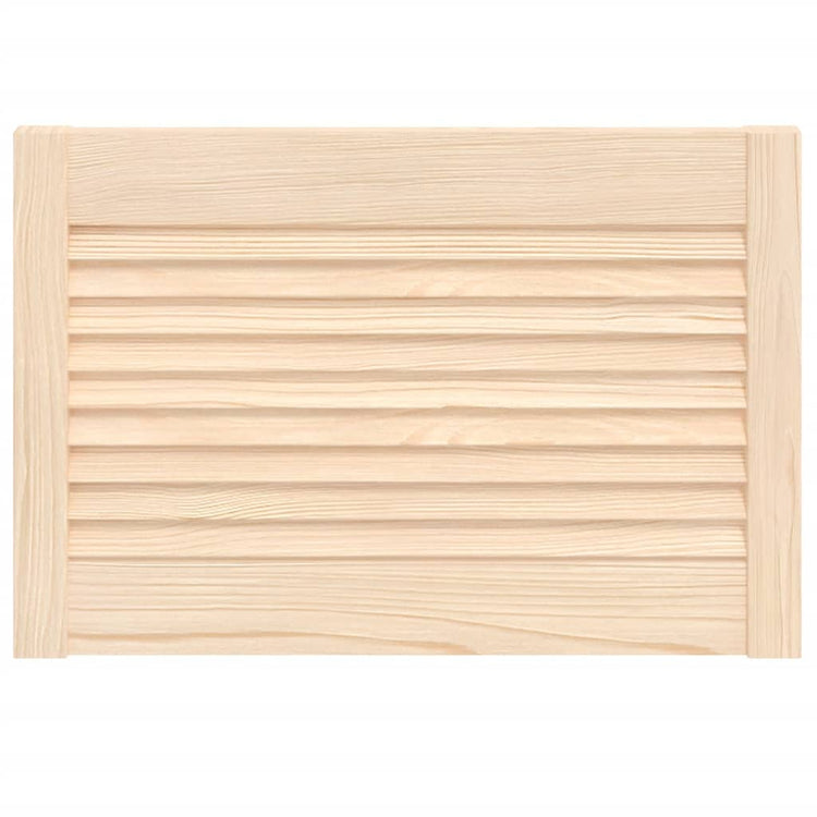 Vidaxl kastdeur met lamellen 39,5x59,4 cm massief grenenhout