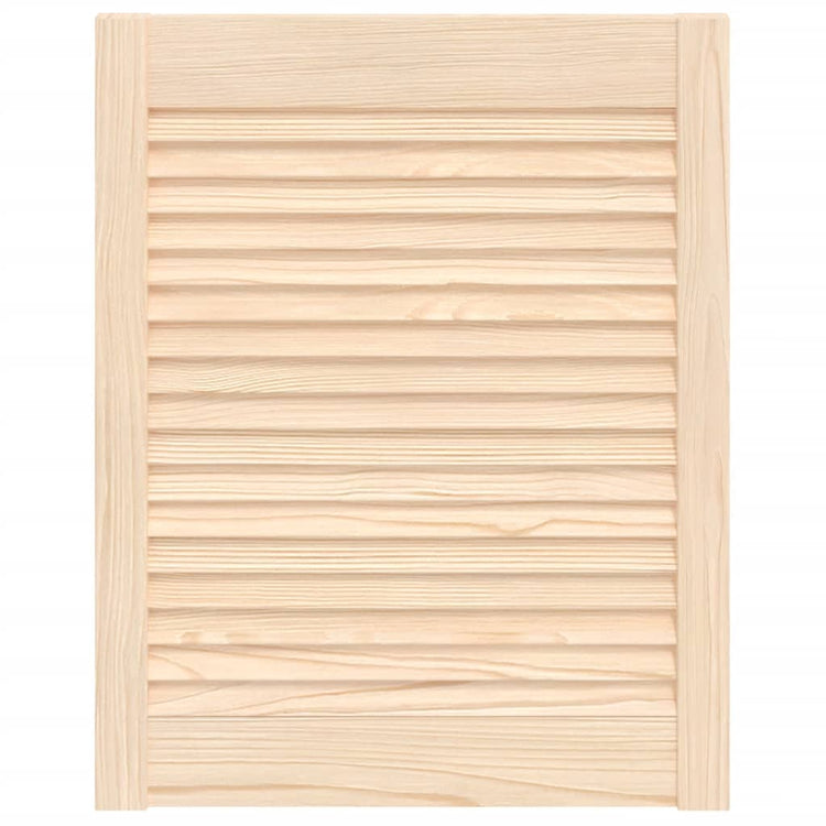 Vidaxl kastdeur met lamellen 61,5x49,4 cm massief grenenhout