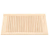 Vidaxl kastdeuren met lamellen 4 st 69x39,4 cm massief grenenhout