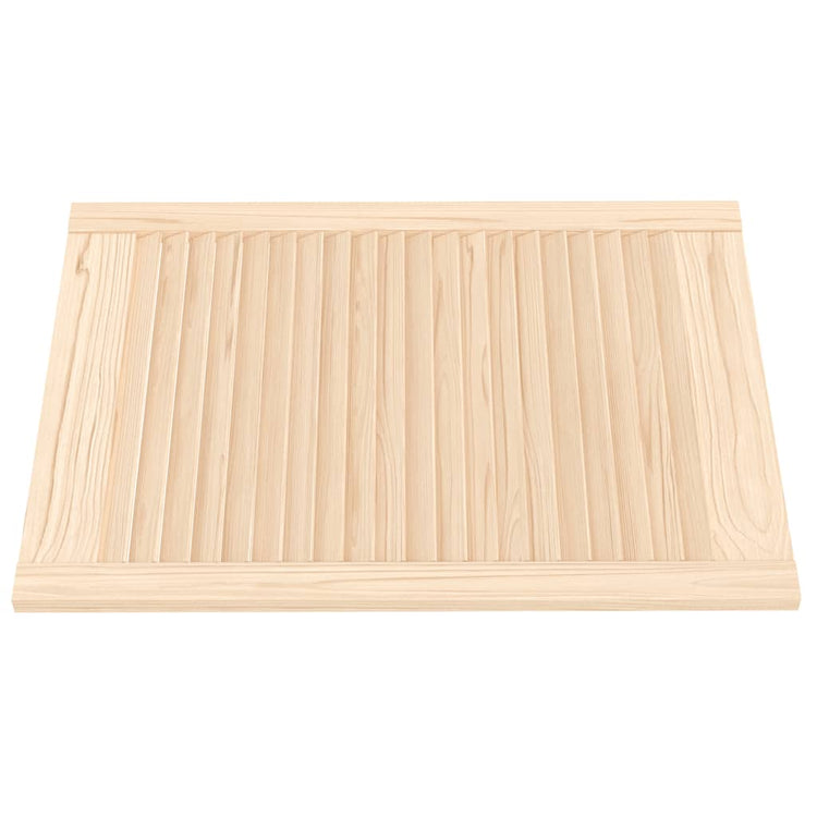 Vidaxl kastdeur met lamellen 69x49,4 cm massief grenenhout