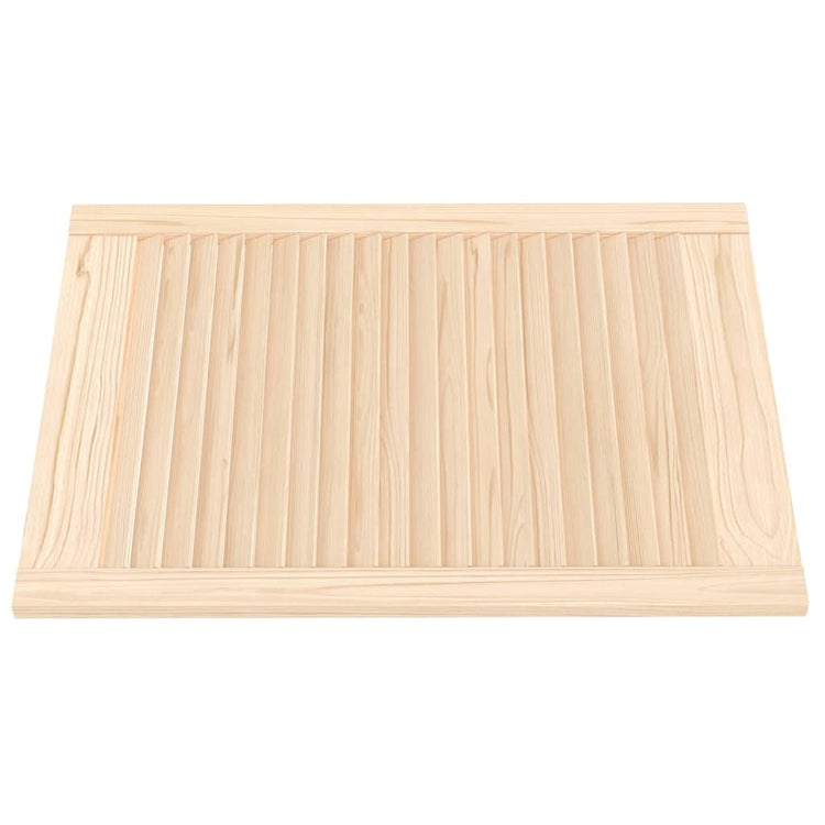 Vidaxl kastdeuren met lamellen 4 st 69x49,4 cm massief grenenhout
