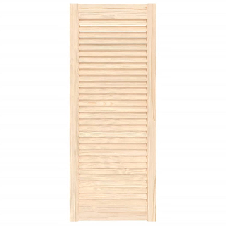 Vidaxl kastdeur met lamellen 99,3x39,4 cm massief grenenhout
