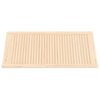 Vidaxl kastdeuren met lamellen 4 st 99,3x49,4 cm massief grenenhout