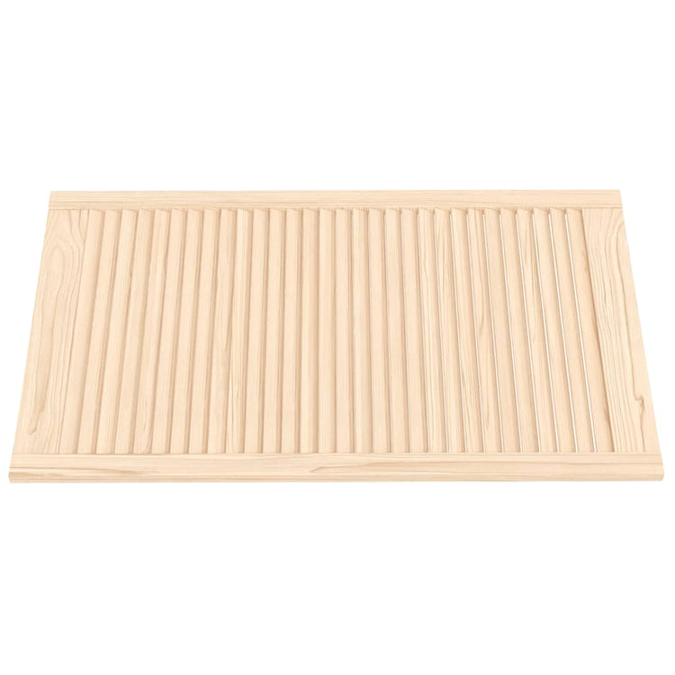 Vidaxl kastdeuren met lamellen 4 st 99,3x59,4 cm massief grenenhout