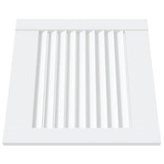 Vidaxl kastdeuren met lamellen 4 st 39,5x39,4 cm grenenhout wit - afbeelding 3